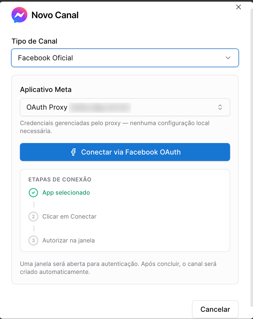 MegaCh@t - conectar canal facebook messenger